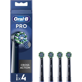 Насадки для электрической зубной щетки Oral-B Pro Cross Action, 4 шт., черный - Pampik