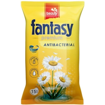 Серветки вологі Fantasy Premium антисептичні, 15 шт. - Pampik