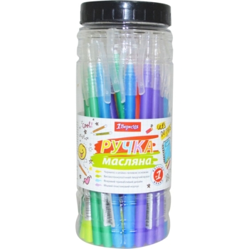 Ручка кулькова 1 Вересня Radium сині чорнила упаковка 30 шт. (411053) - Pampik - 3