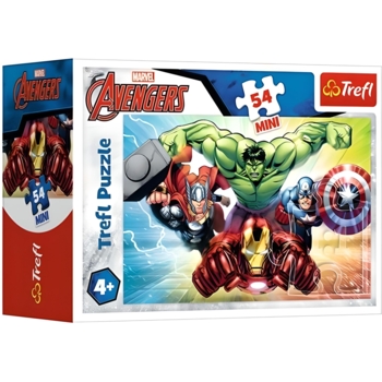 Пазли Trefl Сильна команда Дісней Marvel Міні, 54 елементи (19613) - Pampik