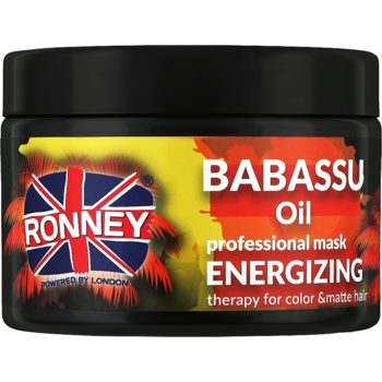 Маска для окрашенных волос Ronney Professional Mask Babassu Oil Energizing 300 мл - Pampik