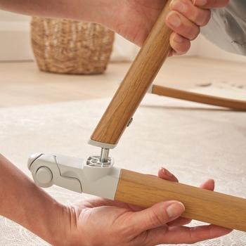 Полоззя для колисання до дитячого ліжка Tutti Bambini CoZee бежевий з білим (211266/75) - Pampik - 3