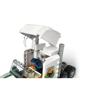 Конструктор LEGO Jurassic World Місії динозаврів Вантажівка для перевезення алозавра, 588 деталей (76966) - Pampik - 6