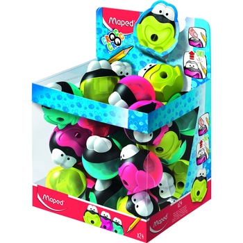 Чинка Maped Croc Croc Signal з контейнером в асортименті (MP.017711) - Pampik - 4