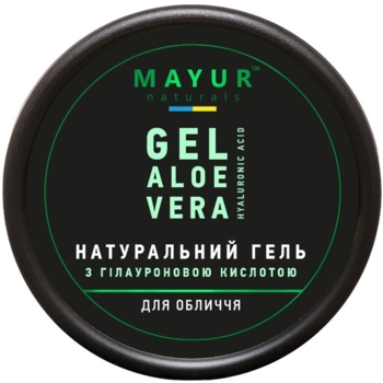 Гель для лица Mayur Алоэ Вера с гиалуроновой кислотой увлажняющий 50 мл - Pampik