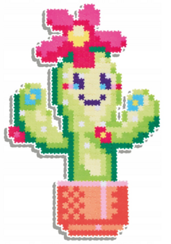 Пиксельный пазл Jixelz Смешные кактусы 750 элементов (T73598) - Pampik - 3