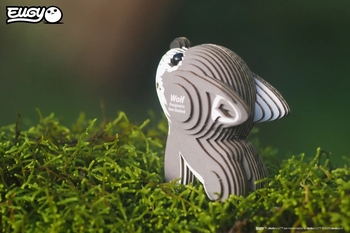 Збірна 3Д модель Eugy Зоопарк Вовк (XEG-040) - Pampik - 6