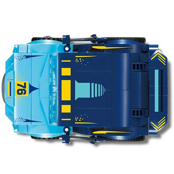 Машинка-конструктор на дистанційному керуванні Wise Block Гоночне авто міні 269 деталей (EU389101) - Pampik - 3