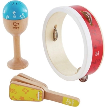 Набір музичних інструментів Hape 3 в 1 (E0615) - Pampik