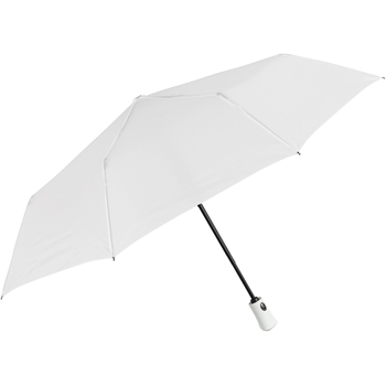 Зонтик Perletti Ombrelli складной автоматический с системой антиветер белый (96009-04) - Pampik