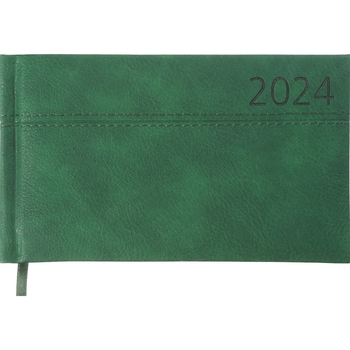 Ежедневник датированный Buromax Orion 2024 153х87 мм зеленый (BM.2906-04) - Pampik