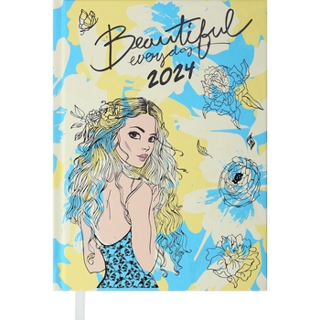 Ежедневник датированный Buromax Women 2024 A5 (BM.2181-12) - Pampik