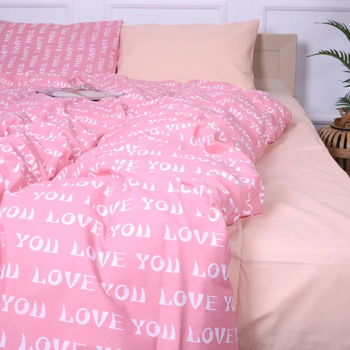 Простирадло MirSon Бязь 17-4781 Avignon 110х160 см світло-рожеве (2200008966973) - Pampik