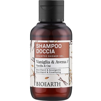 Шампунь-гель для душа Bioearth Family Vanilla & Oat Shampoo Shower Gel 500 мл - Pampik