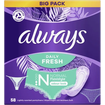 Ежедневные прокладки Always Daily Fresh Normal Flexistyle, 58 шт. - Pampik - 2