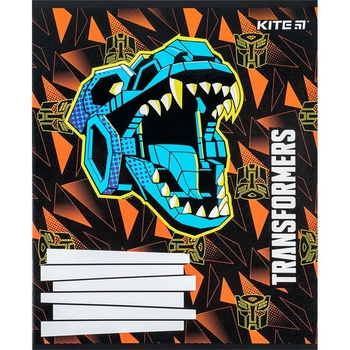 Набір зошитів Kite Transformers А5, в косу лінію, 12 аркушів, 25 шт. (TF24-235) - Pampik - 4