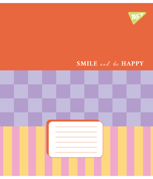 Набор тетрадей Yes Smile and be happy А5, в клетку, 18 листов, 25 шт. (767247) - Pampik - 4