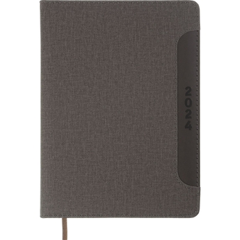 Ежедневник датированный Buromax Liga 2024 A5 черный (BM.2187-01) - Pampik