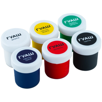 Гуашь Kite Classic, 6 цветов (K-062) - Pampik - 2