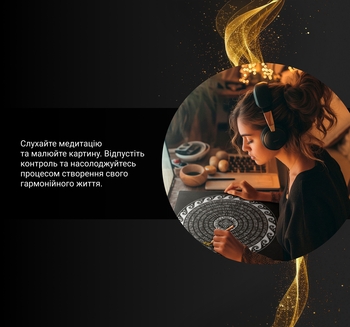 Картина за номерами Strateg & Karpachoff Гроші сугестивна мандала 40х40 см (Mandala (finance)) - Pampik - 7