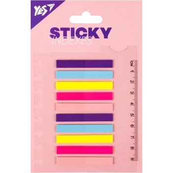 Индексы пластиковые Yes Fusion 50х7 мм 200 шт. (170421) - Pampik