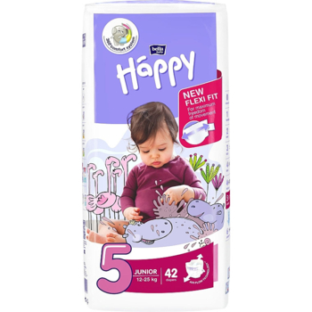 Підгузки дитячі Bella Baby Happy Junior 5 (12-25 кг) 42 шт. - Pampik