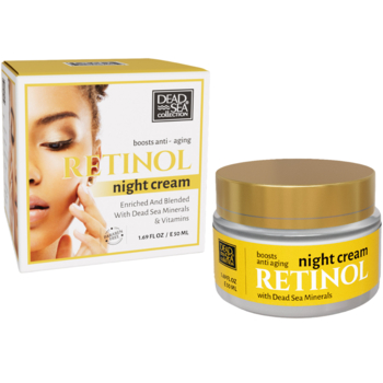 Нічний антивіковий крем Dead Sea Collection з мінералами Мертвого моря 50 мл - Pampik