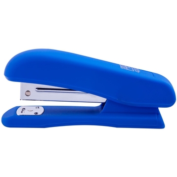 Степлер Buromax Rubber Touch пластиковий №24/6, 26/6, 20 аркушів синій (BM.4202-02) - Pampik