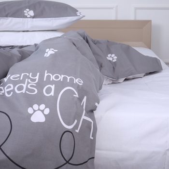 Комплект постельного белья MirSon Ranforce Elite 17-4737 Cat's paws 110 х 140 см - Pampik - 5