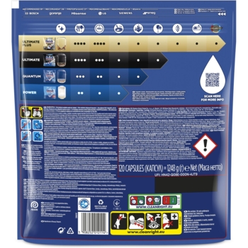 Капсули для посудомийних машин Finish Quantum All in 1, 120 шт. - Pampik - 2