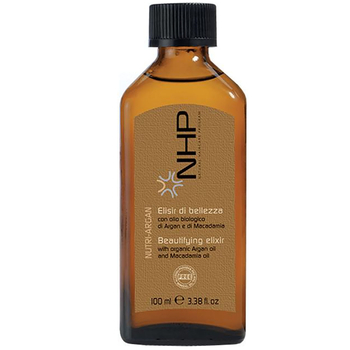 Еліксир для волосся NHP Nutri Argan поживний з оліями аргани та макадамії 100 мл - Pampik