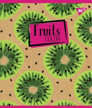 Набір зошитів Yes Fruits color Крафт А5, в лінійку, 18 аркушів, 10 шт. (765097) - Pampik - 4