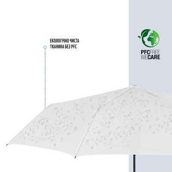 Парасолька Perletti Ombrelli складана автоматична біла (96007-04) - Pampik - 4