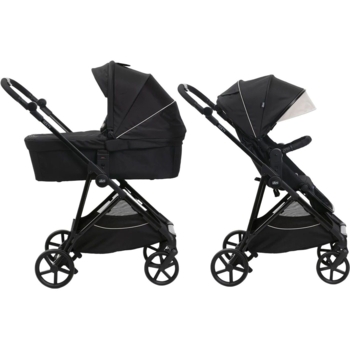 Коляска 2 в 1 Chicco Seety чорна (87097.07.01) - Pampik
