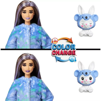 Лялька Barbie Cutie Reveal Чудове комбо кролик в костюмі коали (HRK26) - Pampik - 6