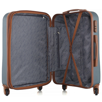 Чемодан Semi Line 22" M Green-Grey (T5584-3) - Pampik - 2