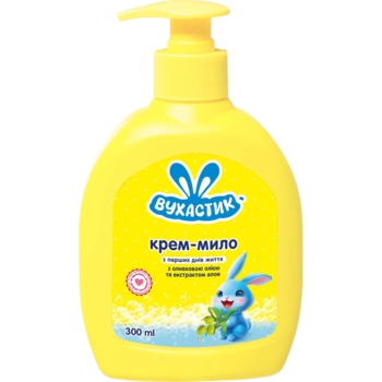 Крем-мило рідке для дітей Вухастик, з Алое, з дозатором, 300 мл - Pampik