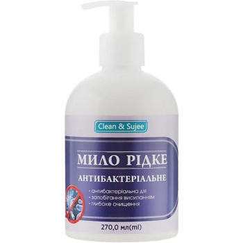 Мило рідке Clean & Sujee Антибактеріальне, 270 мл - Pampik