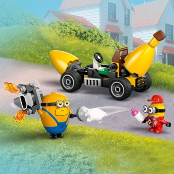 Конструктор LEGO Despicable Me Посіпаки й банановий автомобіль, 136 деталей (75580) - Pampik - 6