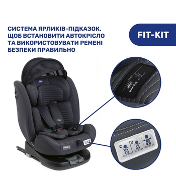 Автокрісло Chicco Unico Evo Air i-Size сіре (87031.21) - Pampik - 7