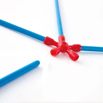 Конструктор Hape Flexistix Ейфелева вежа бамбуковий 62 деталі (E5563) - Pampik - 2