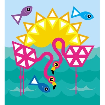 Мозаика с наклеек Ранок Треугольники (С166055У) - Pampik - 6