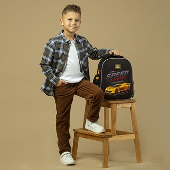Рюкзак GoPack Education напівкаркасний GO24-165S-3 Speed Hunter - Pampik - 14