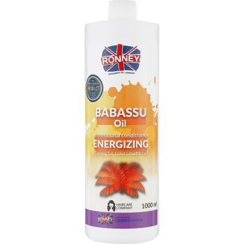 Кондиционер для окрашенных волос Ronney Professional Babassu Oil Energizing 1 л - Pampik
