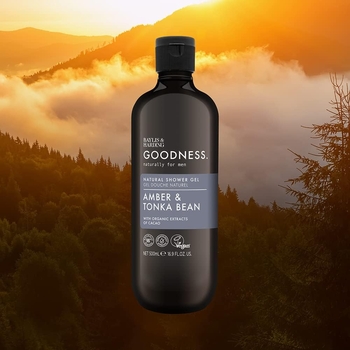 Гель для душа Baylis & Harding Goodness Amber & Tonka Bean 500 мл - Pampik - 6
