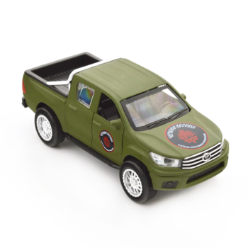 Автомодель TechnoDrive Шевроны Героев Toyota Hilux Красная Калина (KM6119) - Pampik - 2