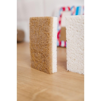 Целлюлозные губки Добра Господарочка из кокосового волокна, 2 шт. - Pampik - 4