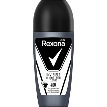 Антиперспірант Rexona Men Invisible On Black+White Clothes 48h, кульковий, 50 мл - Pampik