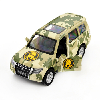 Автомодель TechnoDrive Шевроны Героев Mitsubishi Pajero 4WD Turbo 47 ОМБр (250361M) - Pampik - 4