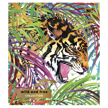 Набір зошитів Yes Savannah life Pantone Gold А5, в клітинку, 48 аркушів, 5 шт. (766879) - Pampik - 2